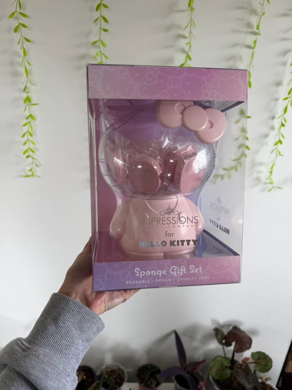 Impressions Hello Kitty Sponge Gift Set - Light Pink